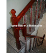 venta caliente barandilla de roble rojo barandilla de pvc escaleras de caracol con precios comprtitive